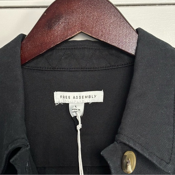 • NWT! [Free Assembly] Denim Utility Dress • - Picture 4 of 10